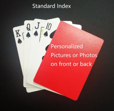 Индивидуальные игральные карты из черной бумаги/пластика с индивидуальным дизайном