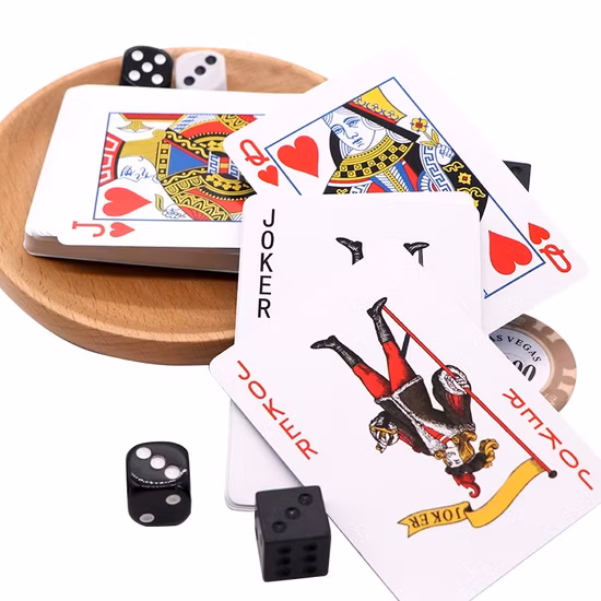 Пользовательский логотип Magic Casino Кардистри Бумага Реклама Покер Печатная игра Техасские игральные карты